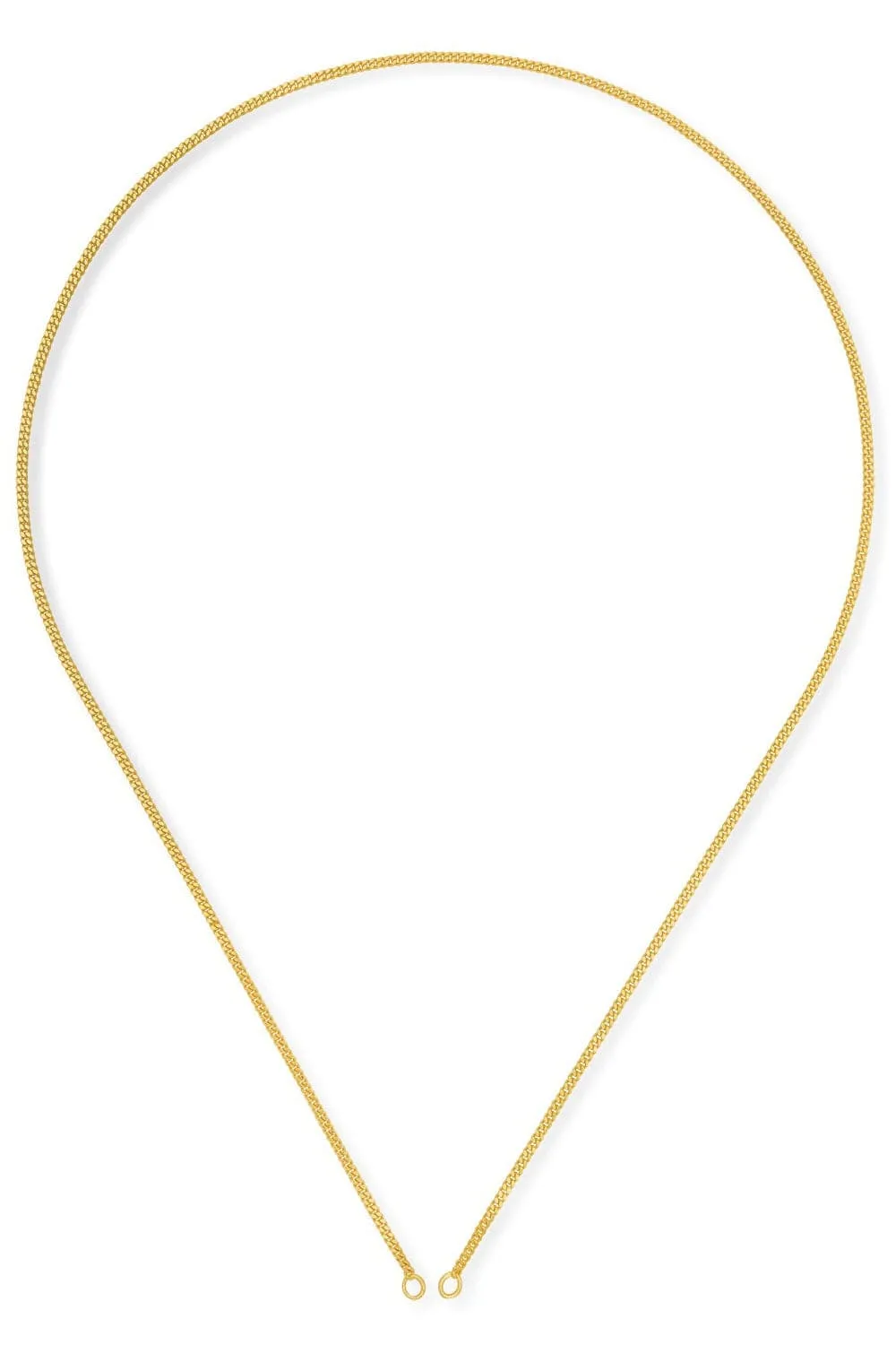 2.4mm Cuban Chain - 18"