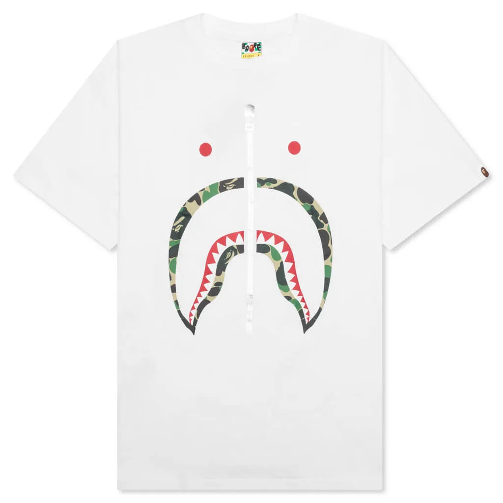 ABC Camo Shark Tee - White/Green