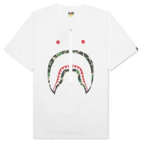 ABC Camo Shark Tee - White/Green