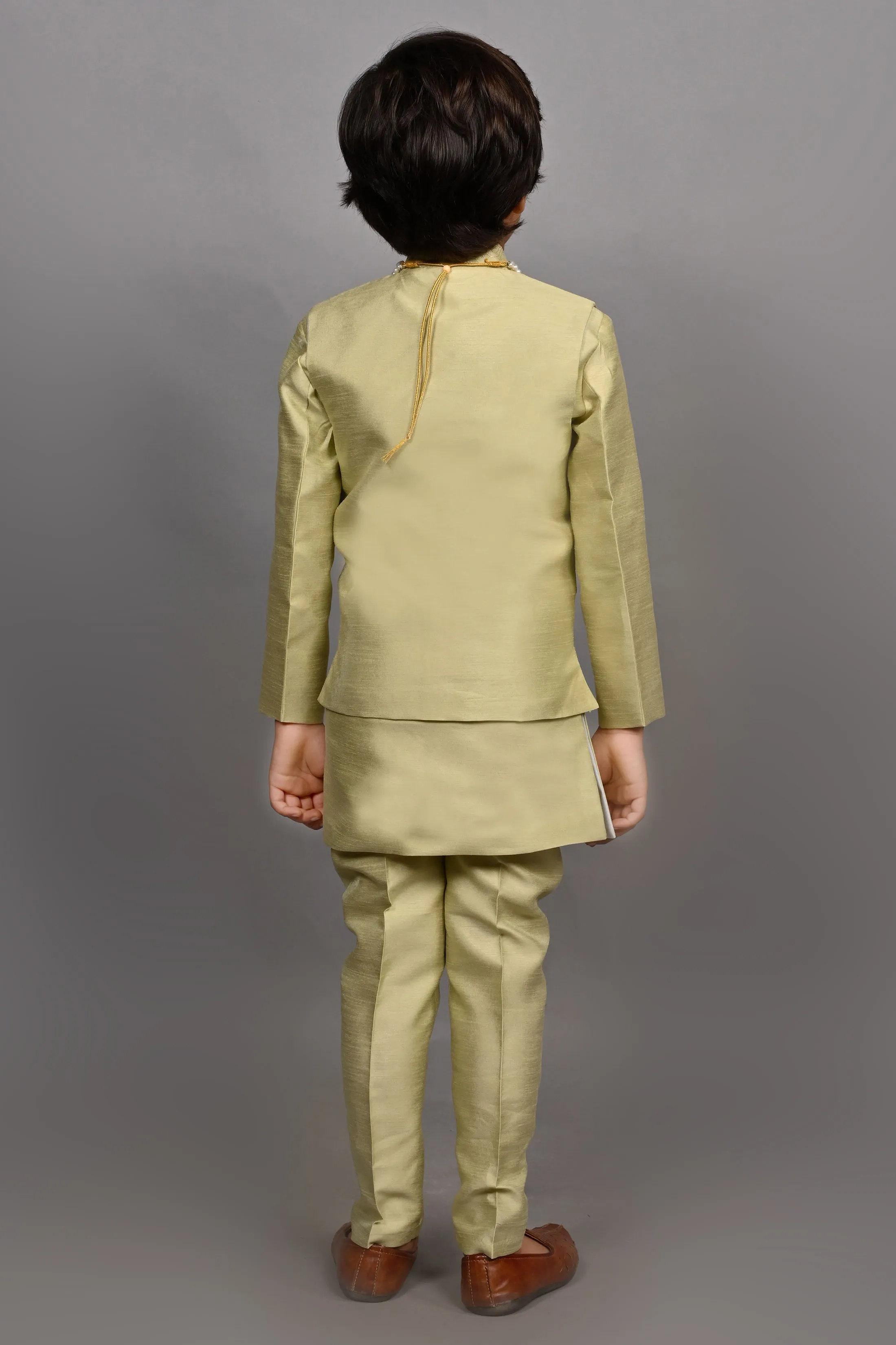 Ahhaaaa Traditional Party Wear Bollywood Style Indo-Western Sherwani for Boys