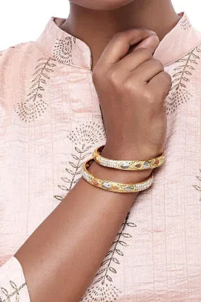 Alloy Bangles in Gold