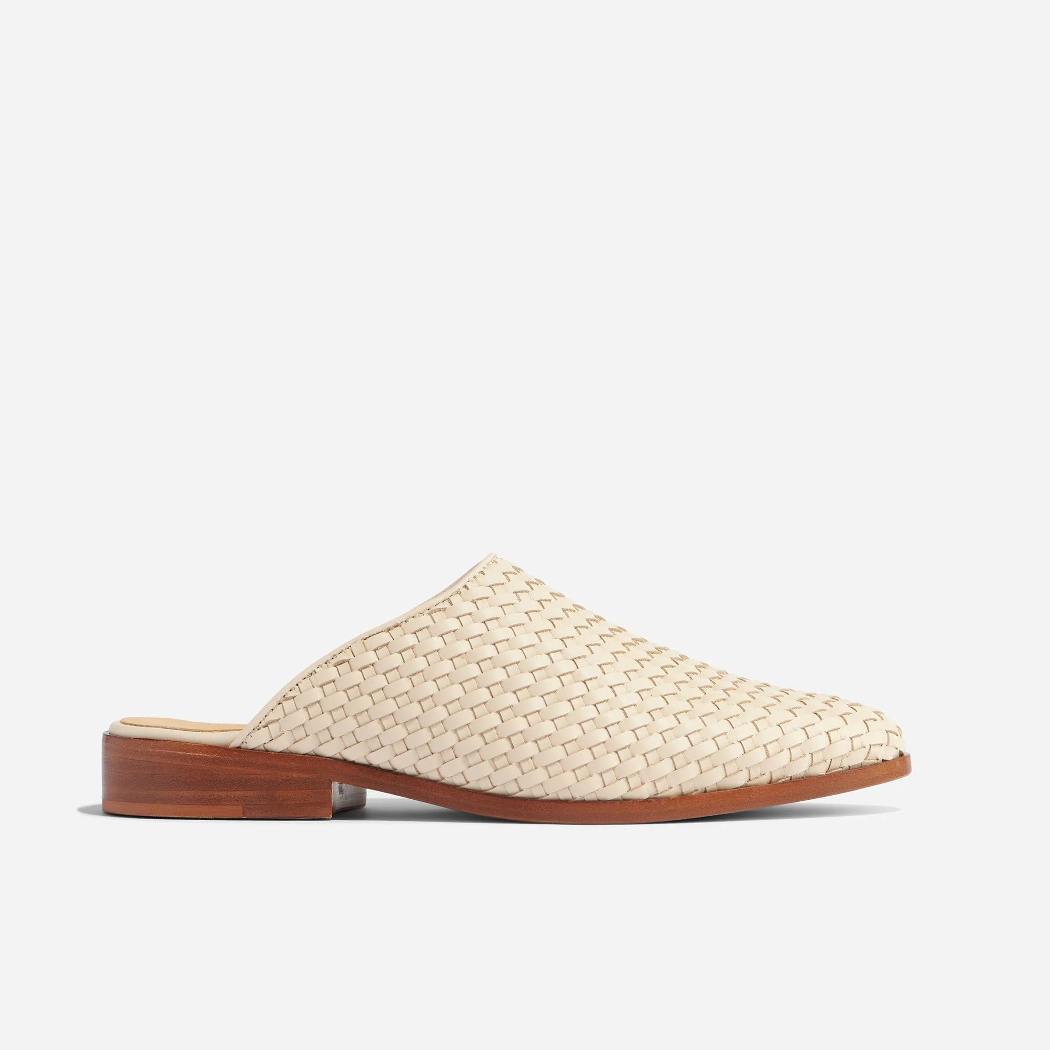 Ama Woven Mule Woven Bone