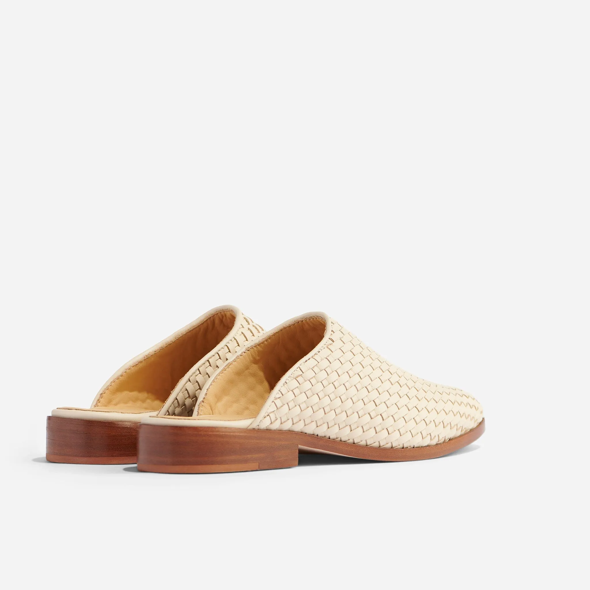 Ama Woven Mule Woven Bone