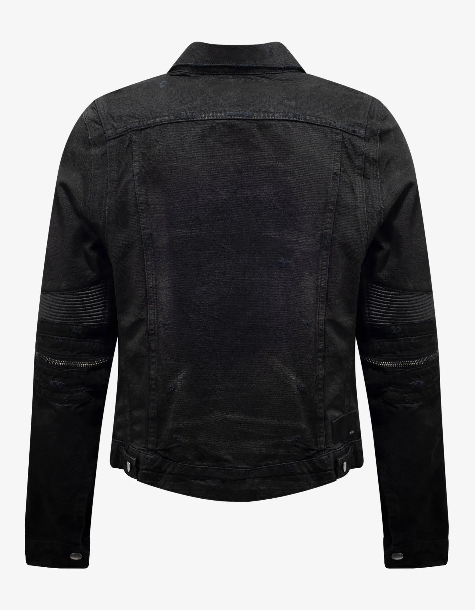 Amiri MX2 Rough Black Denim Jacket