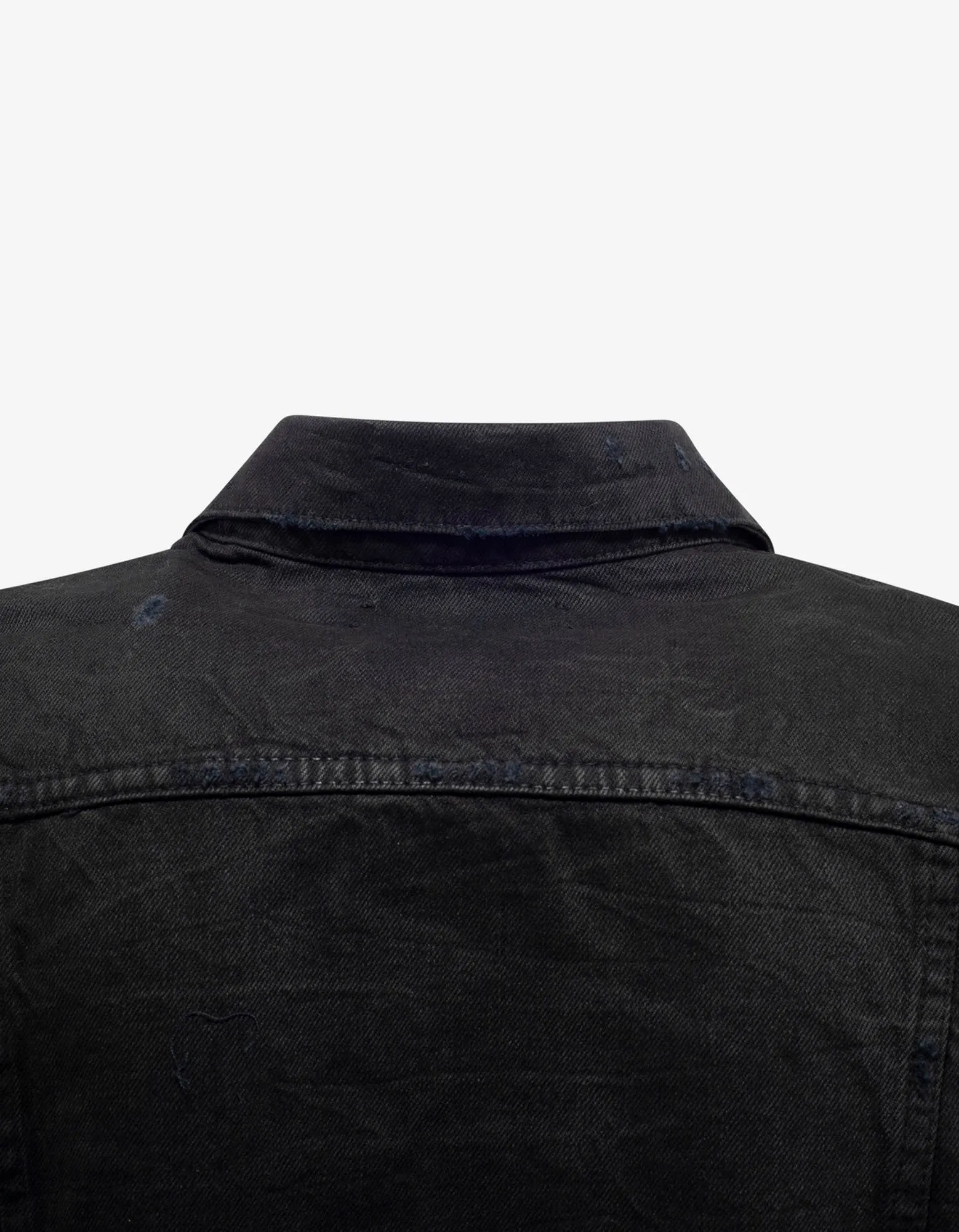 Amiri MX2 Rough Black Denim Jacket