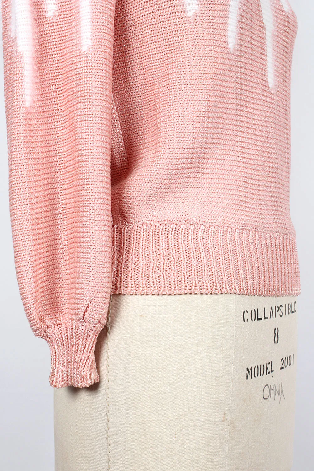 Angora Peachy Pink Sweater M