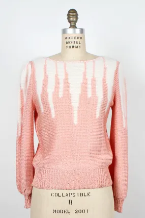 Angora Peachy Pink Sweater M