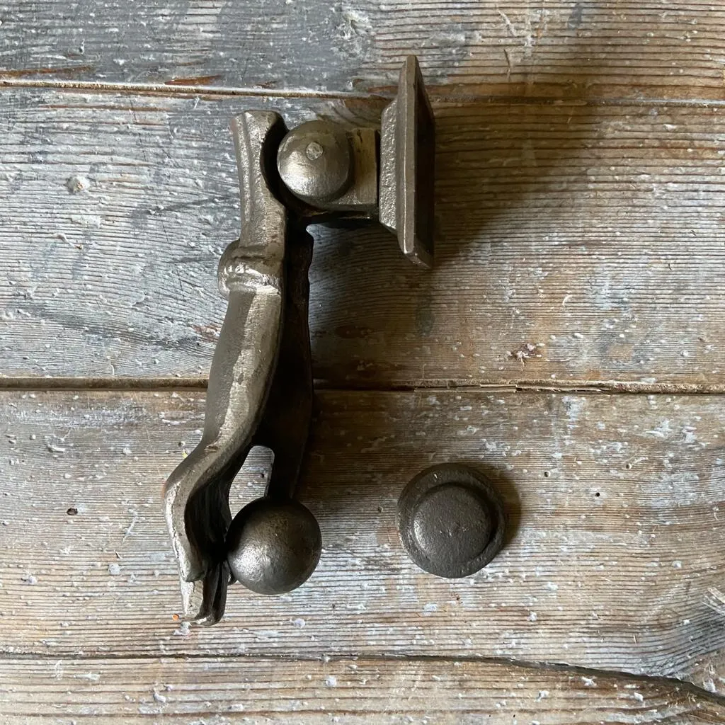 Antique Iron Door Knocker - Female Hand