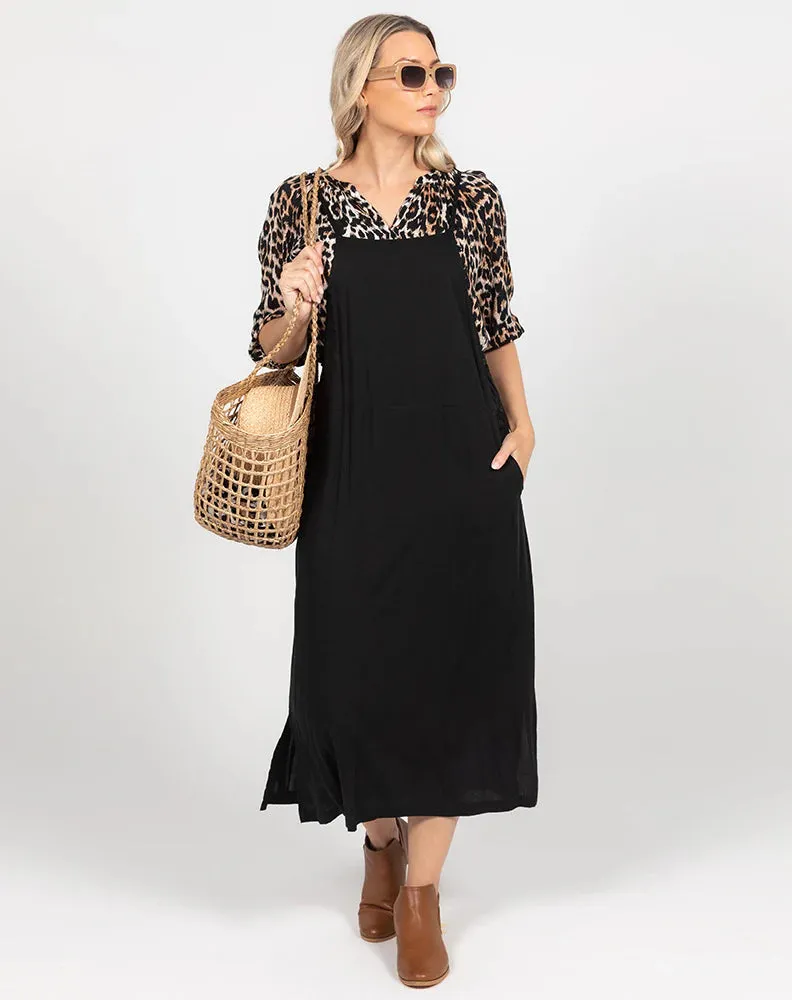 Apron Dress | Black