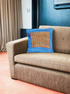 Artistic Soul of Kutch Heritage: Rakhi Soni Jayeshbhai's Kutch Embroidery Cushion Cover