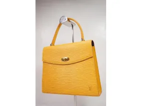 Authentic Pre-owned Louis Vuitton Epi Tassili Yellow Malesherbes Handbag Purse M52379 220136