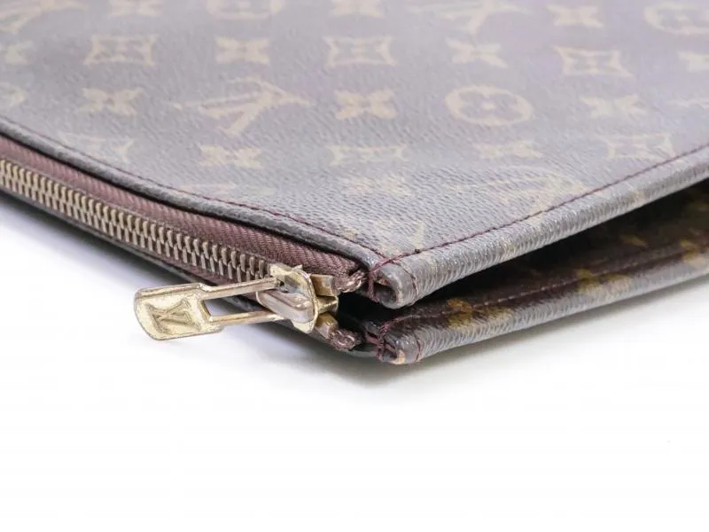 Authentic Pre-owned Louis Vuitton Monogram Poche Documents Portfolio Gm Case Bag M53456 190846