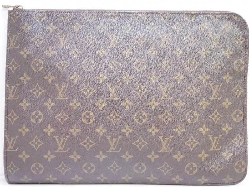 Authentic Pre-owned Louis Vuitton Monogram Poche Documents Portfolio Gm Case Bag M53456 190846