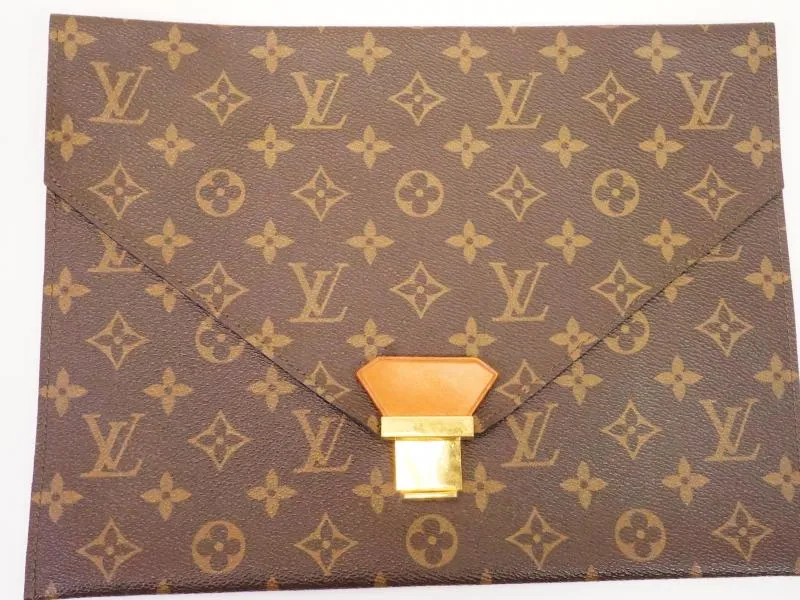 Authentic Pre-owned Louis Vuitton Vintage Monogram Poches Plates Document Case No.49 M53525 210356