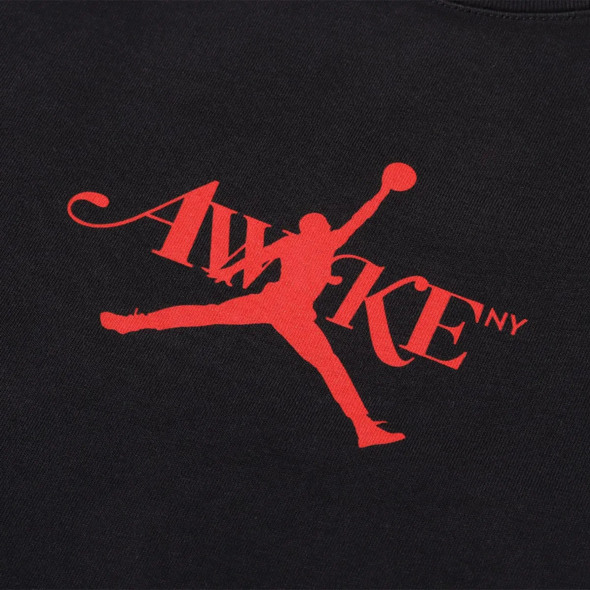 Awake NY x Jordan Solid Tee (Black/University Red)