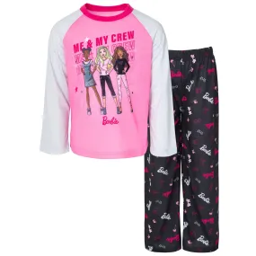 Barbie Pullover Pajama Shirt and Pants Sleep Set