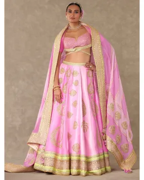 Barfi Pink Sitara Dil Lehenga Set