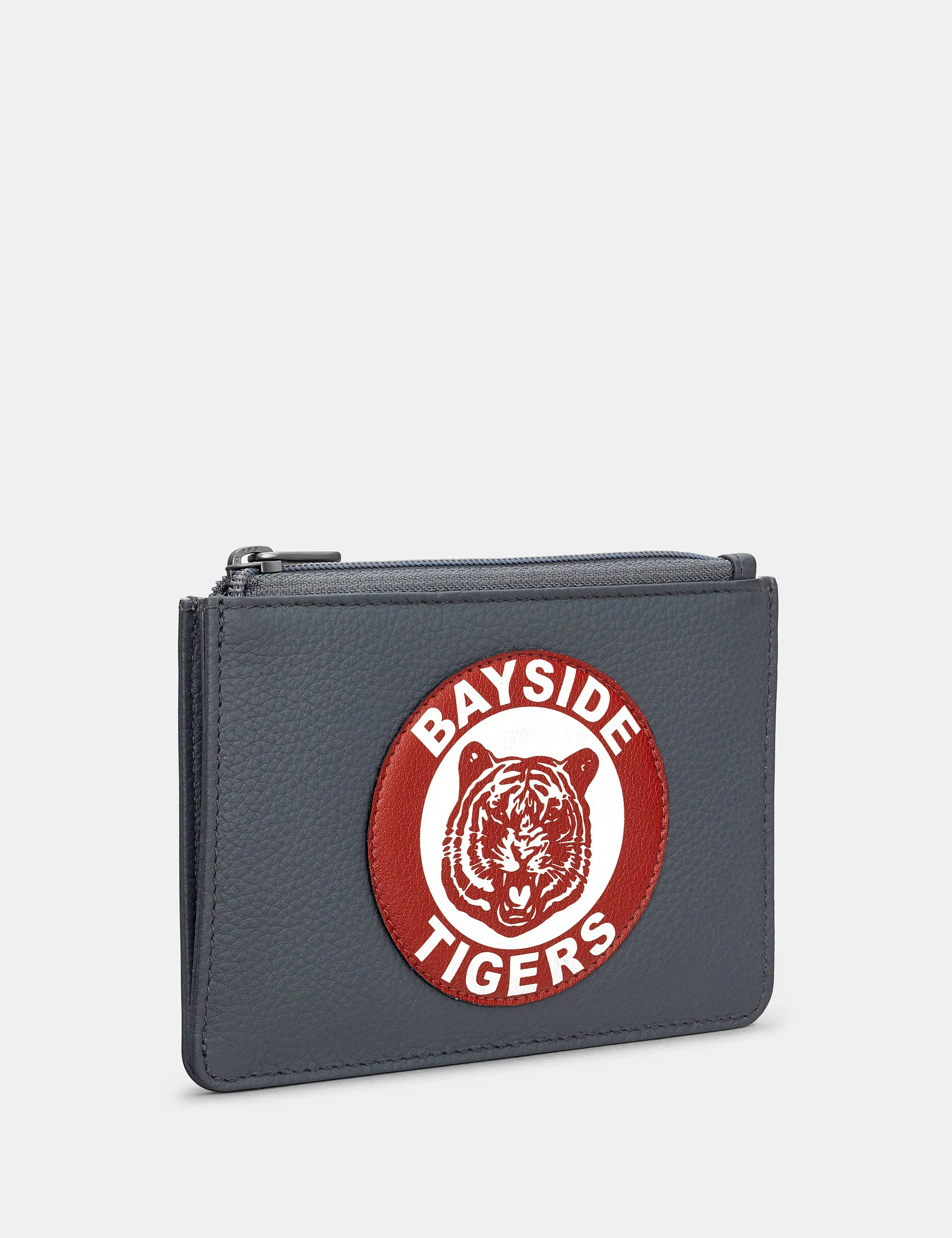 Bayside Tigers Grey Leather Franklin Purse