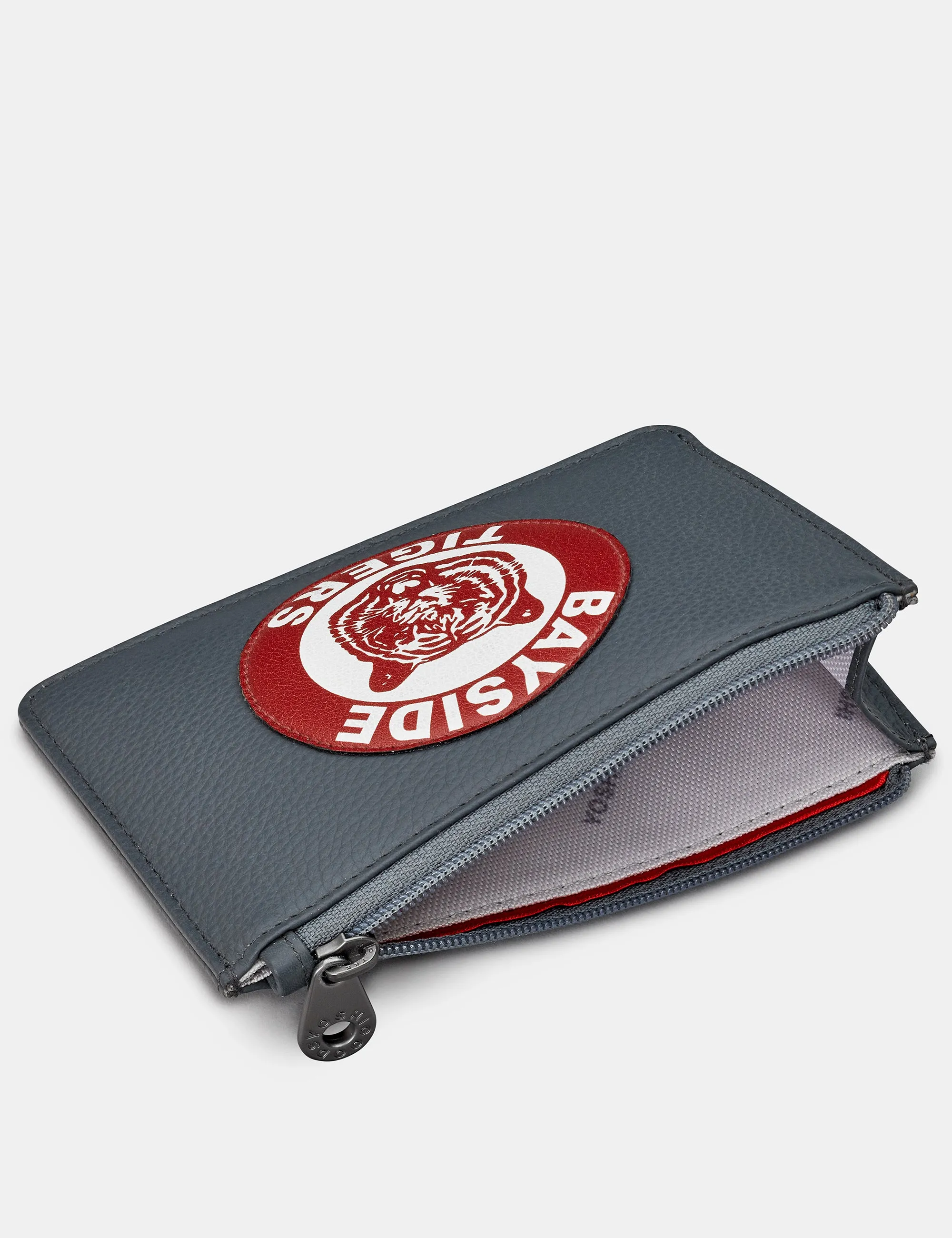 Bayside Tigers Grey Leather Franklin Purse