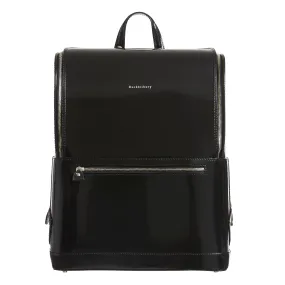 Black Bucklesbury Fine Italian Leather Backpack