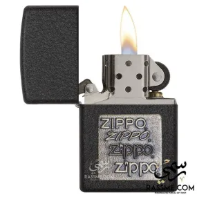 Black Crackle Silver Zippo Logo - Zippo Lighters In Jordan