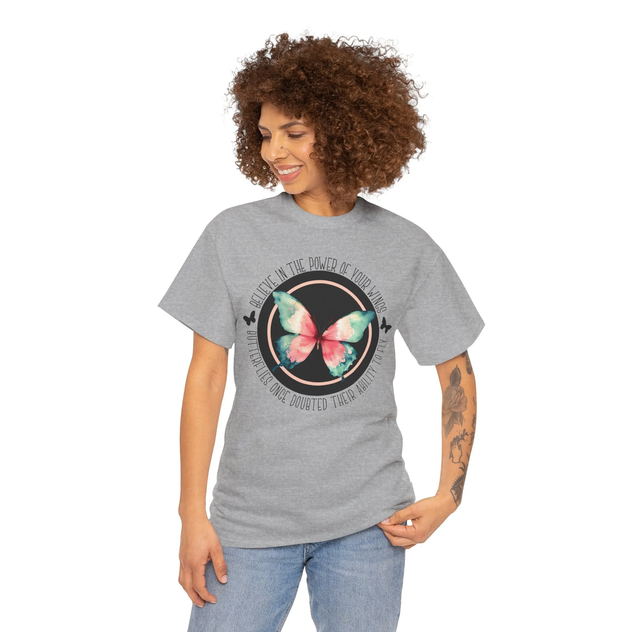 Butterfly - Unisex Heavy Cotton Tee