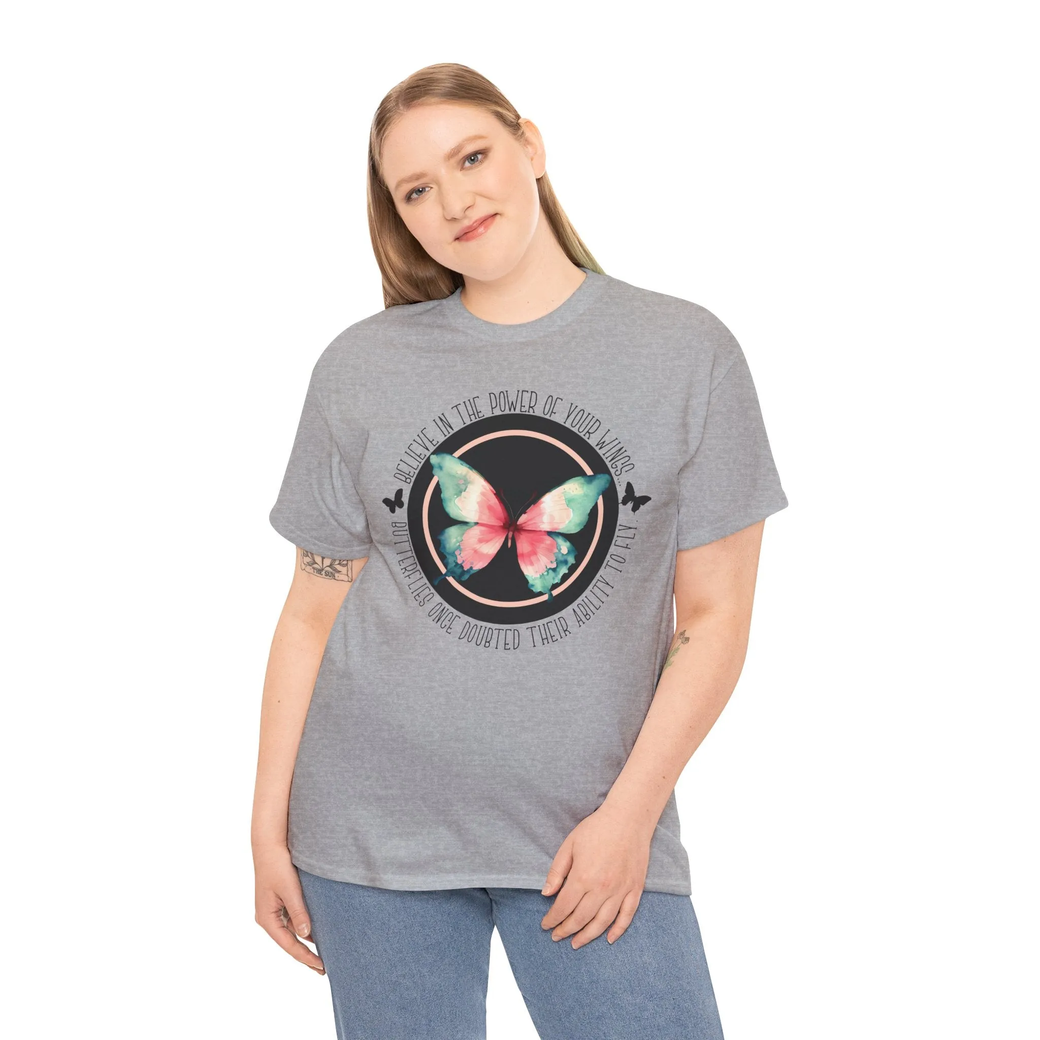 Butterfly - Unisex Heavy Cotton Tee