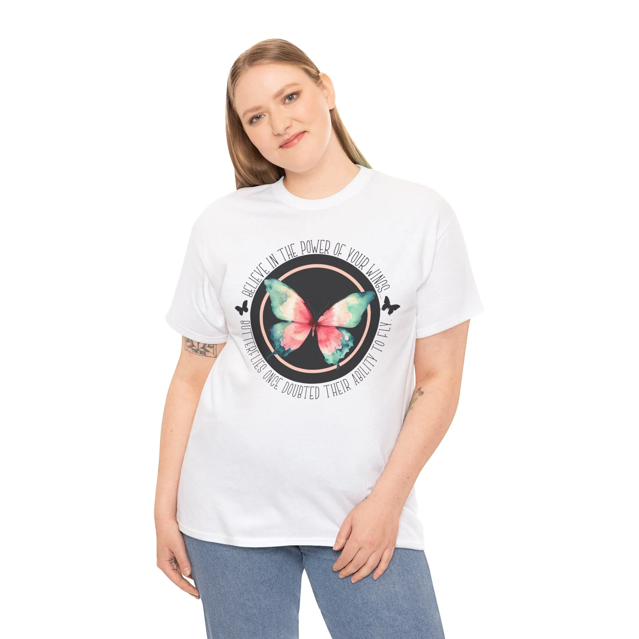 Butterfly - Unisex Heavy Cotton Tee