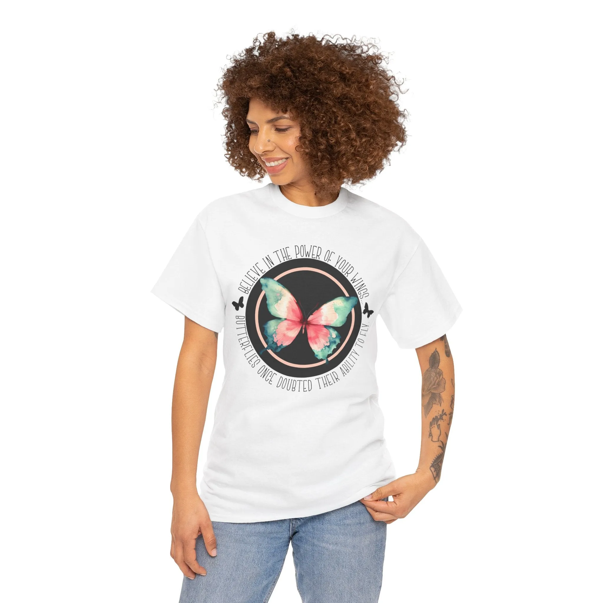 Butterfly - Unisex Heavy Cotton Tee