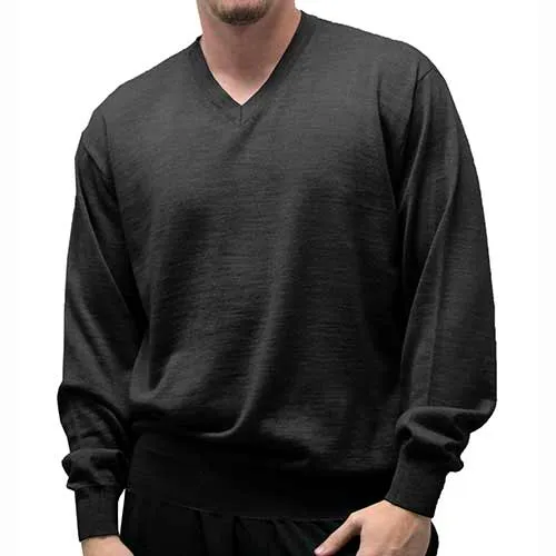 Cellinni Men's Solid V Neck Sweater - Big and Tall 6800-501