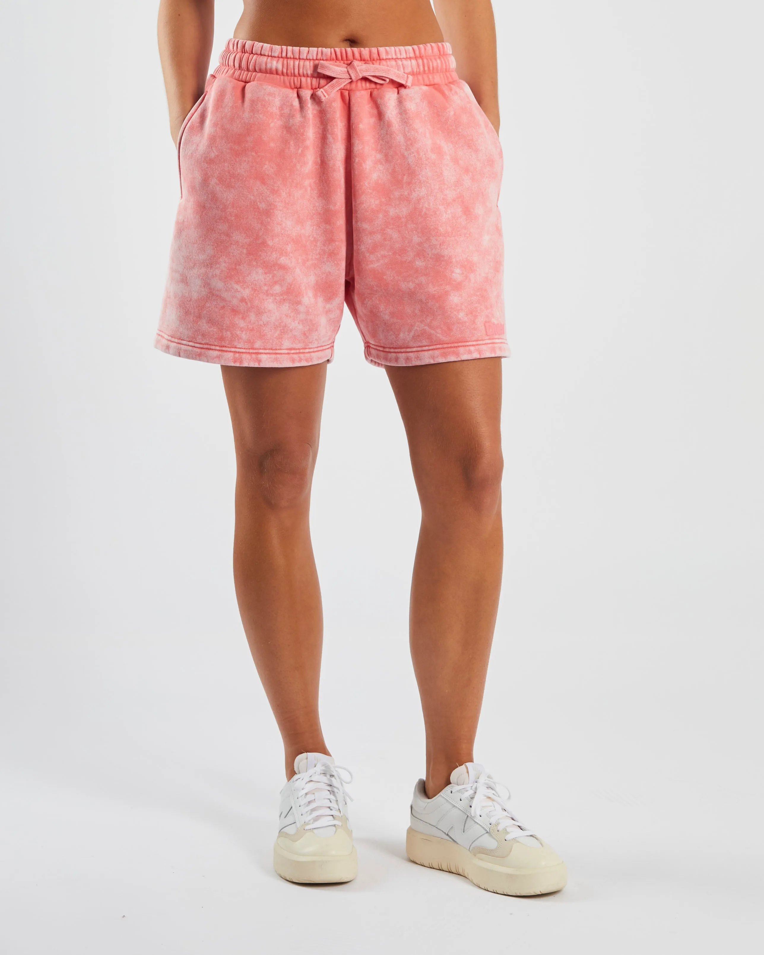 Chambray Short Washed Blush