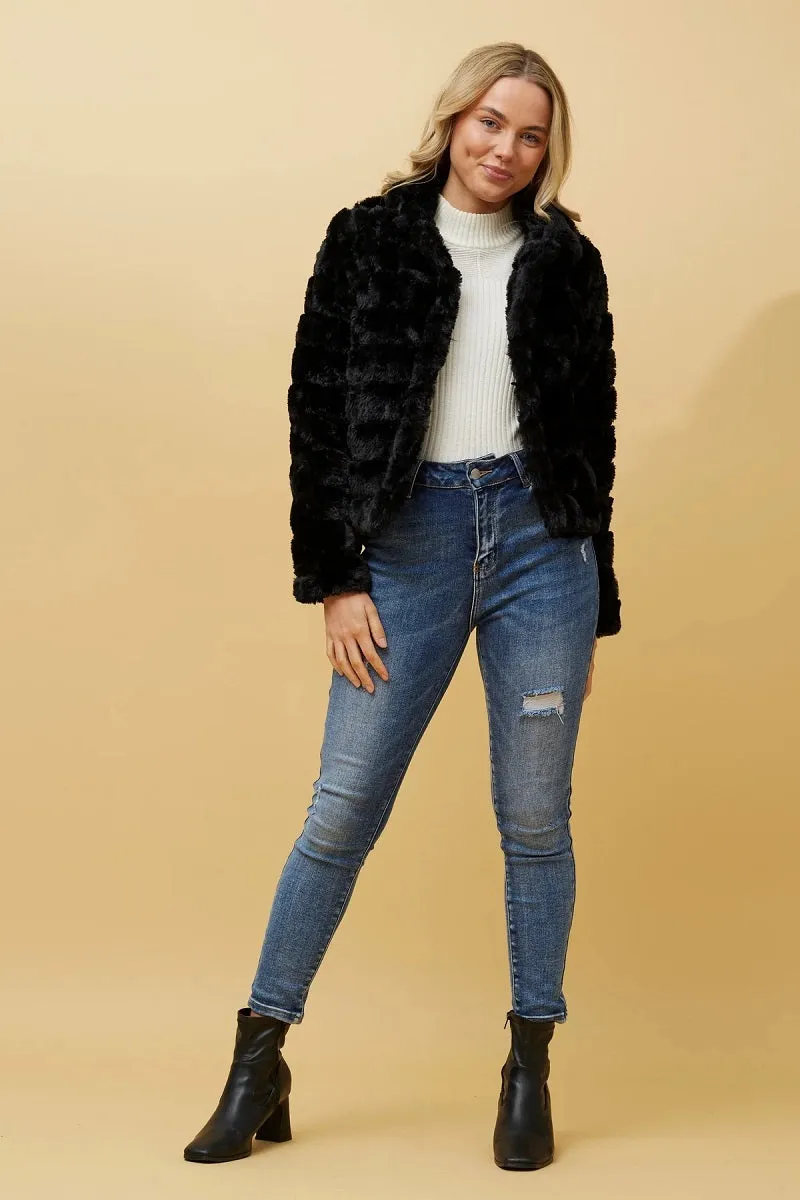 Chantelle Faux Fur Black