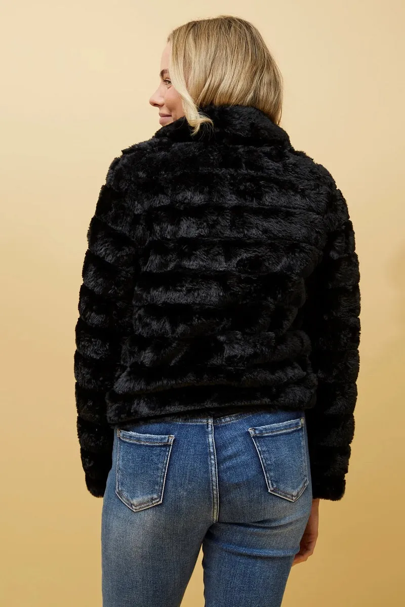 Chantelle Faux Fur Black