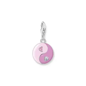 Charm Pendant yin & yang silver