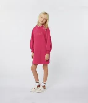 Chloé Fuchsia Pink Hoodie Dress