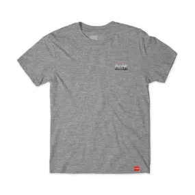 Chocolate Triple Stack Tee - Grey