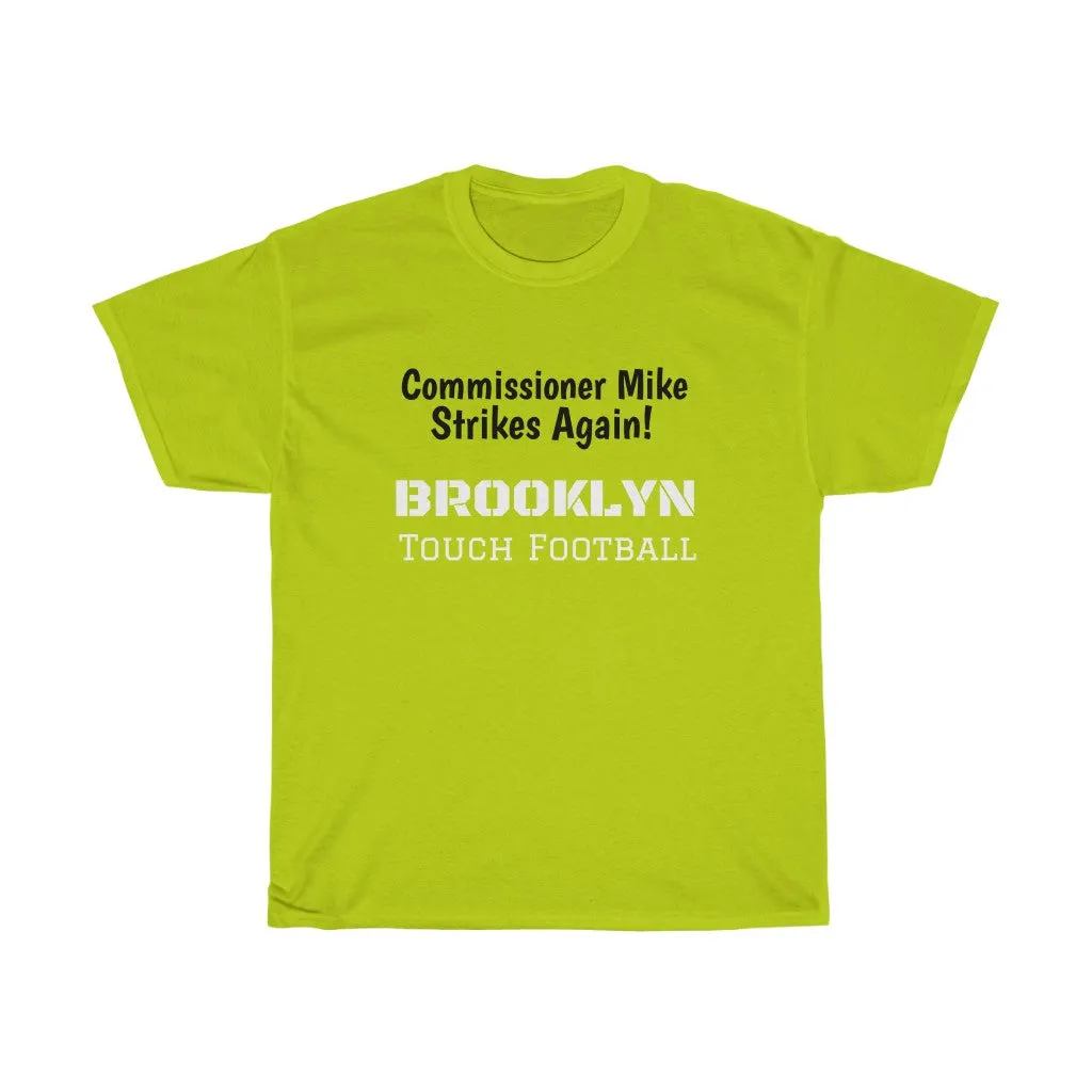 Commissioner Mike Brooklyn Football Heavy Cotton Tee