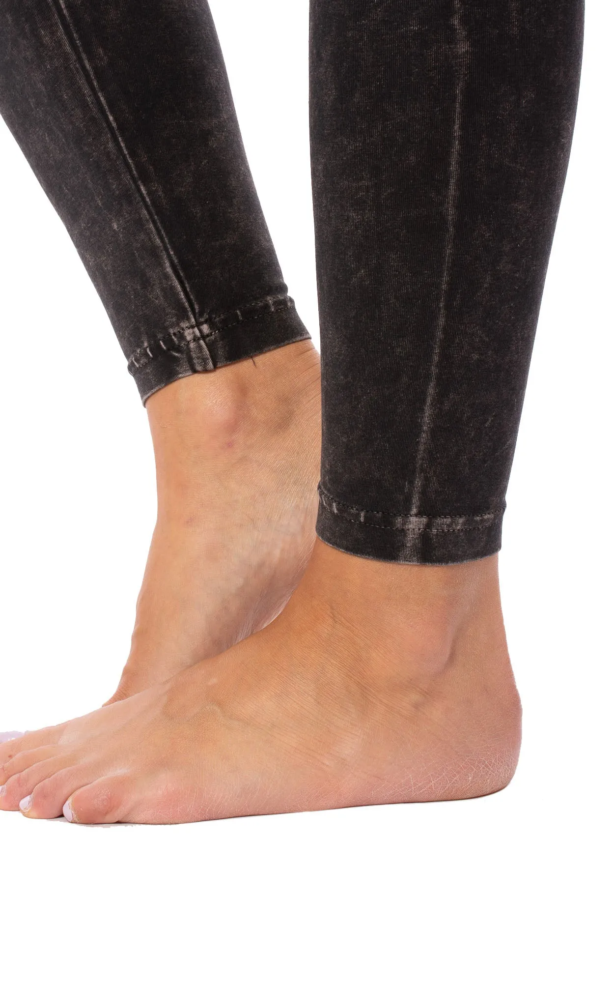 Contour Roll Down Ankle Legging (W-338, Mineral Wash MW6) by Hard Tail Forever