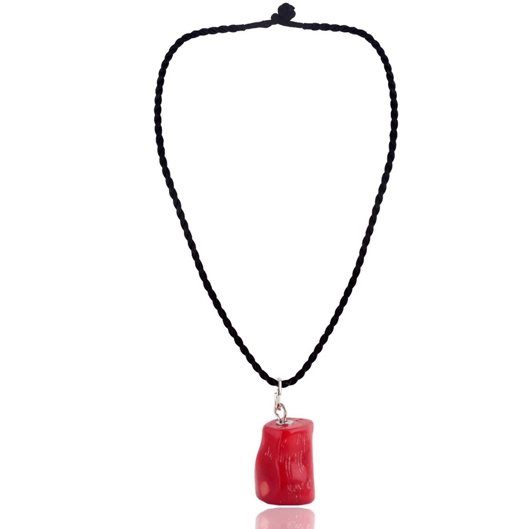 Coral Natural Stone Stability Women's Necklace