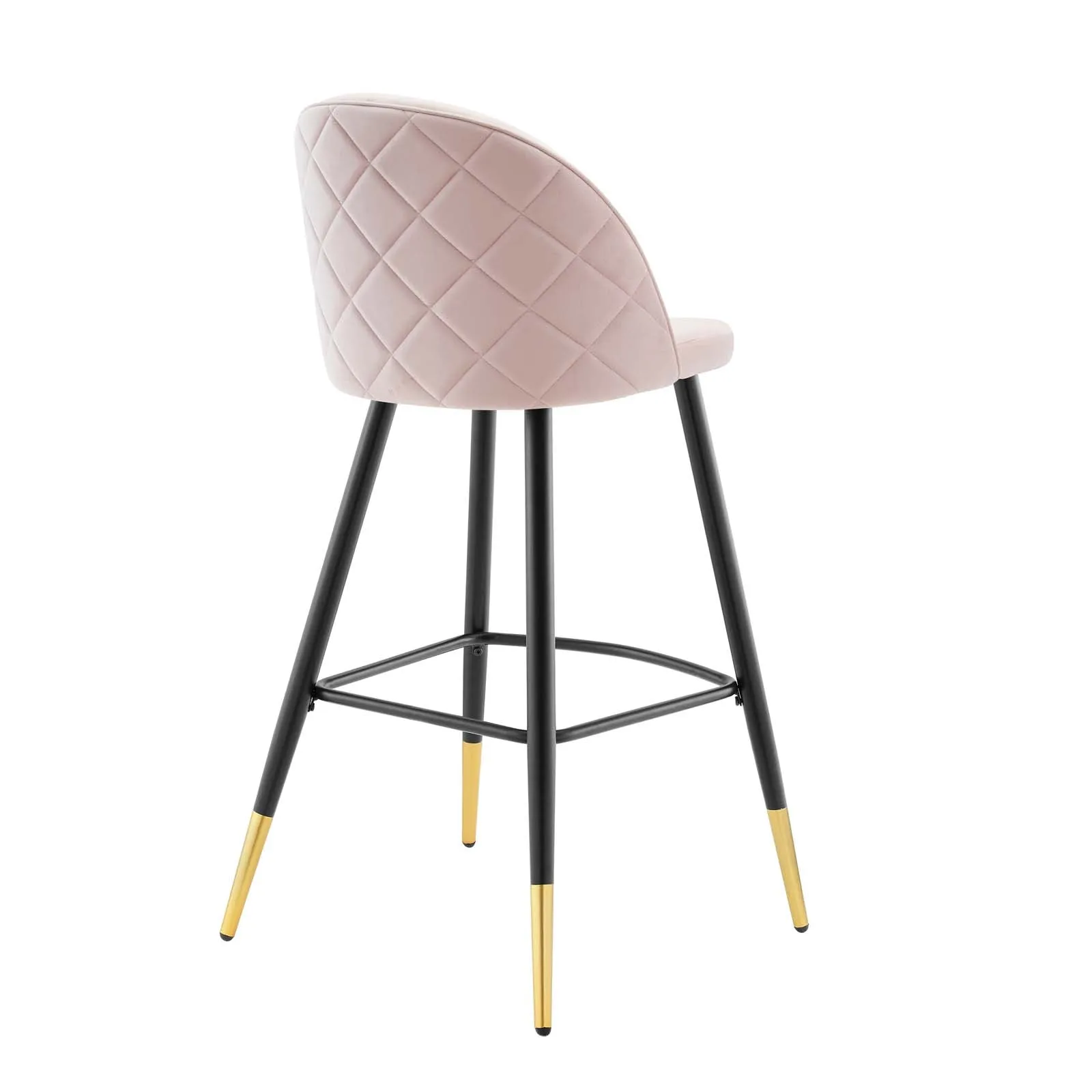 Cordial Performance Velvet Bar Stools - Set of 2