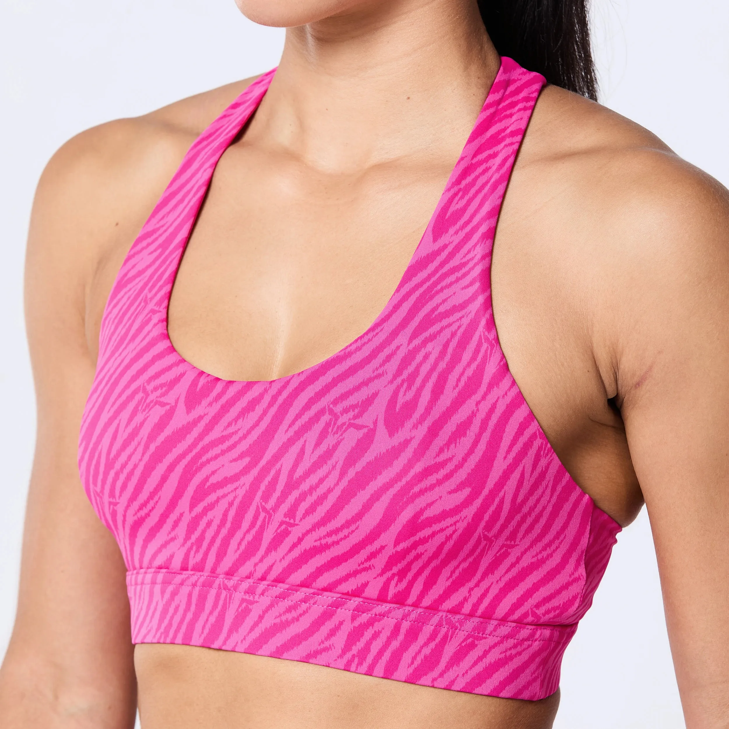 Core Agile Bra 2.0 - Beetroot Purple Print