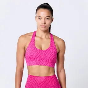 Core Agile Bra 2.0 - Beetroot Purple Print