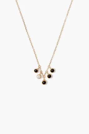 Delilah Charm Necklace Onyx mix