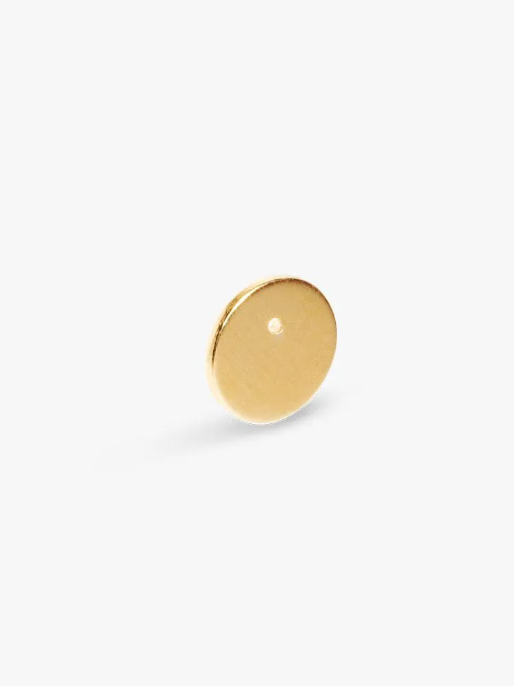 Earring Bit Front 14kt Solid Gold