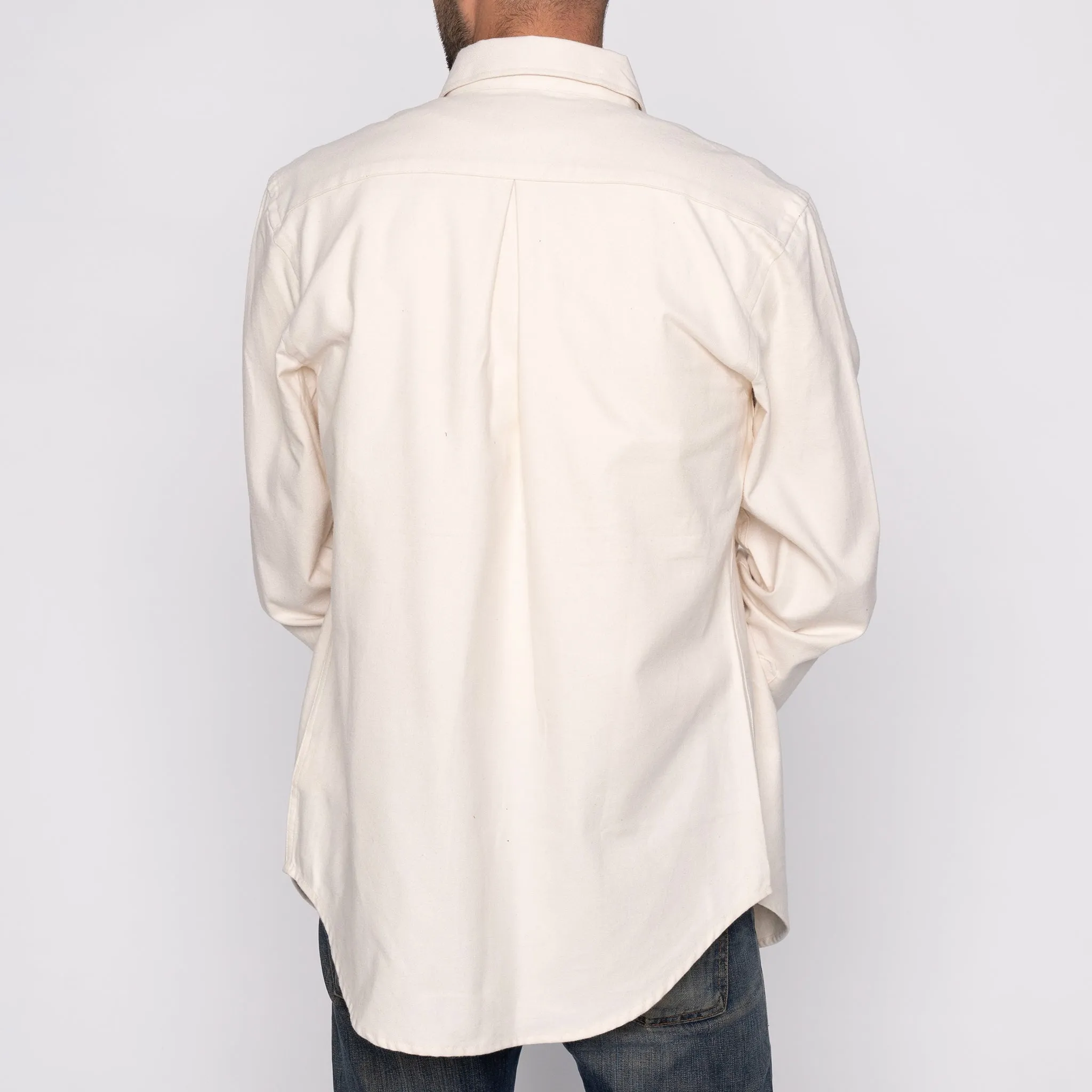 Easy Shirt - Solid Flannel - Bone