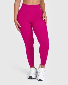 Effortless Seamless Leggings | Fuchsia