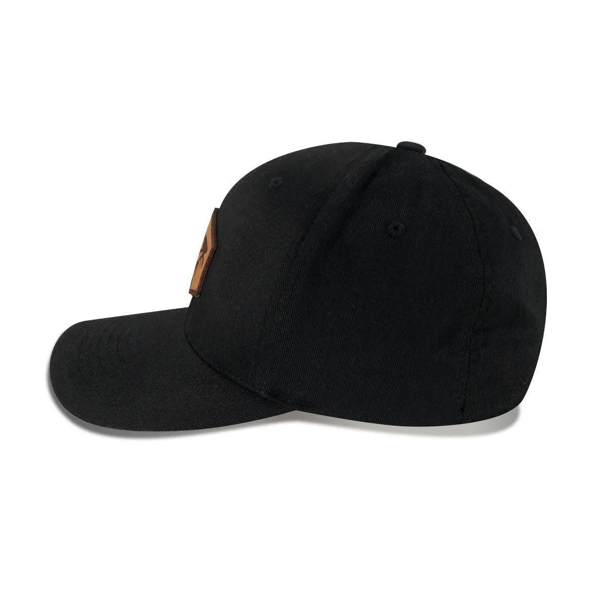 Elk Tipping Team Leather Patch FlexFit Hat