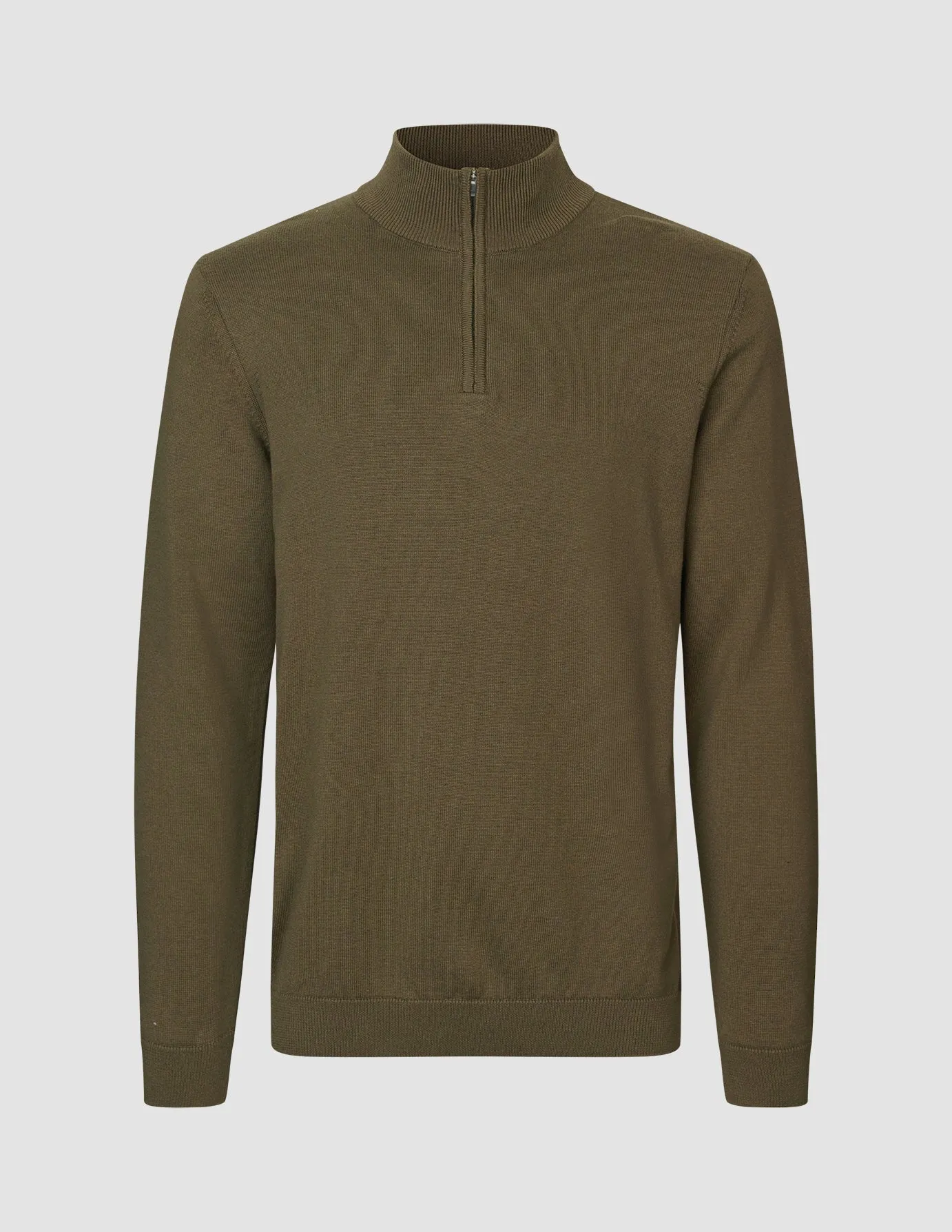 Everyday Knit Half-Zip Nightfall Green