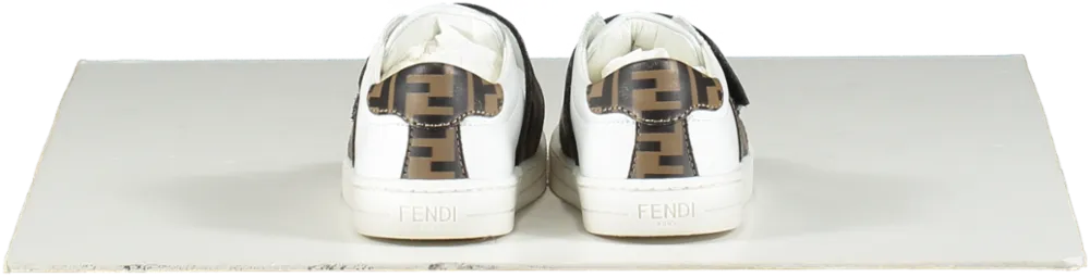 Fendi White Logo Trainers UK 5.5 EU 22 👼