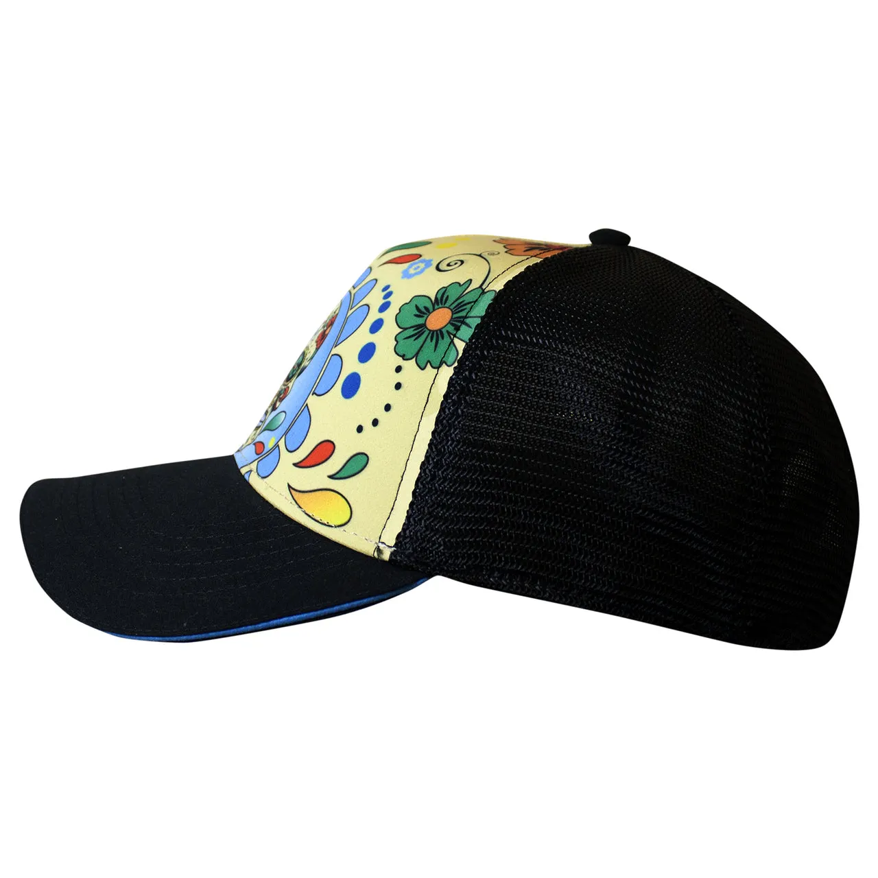 Fiesta Sugar Skull 5 Panel Trucker Hat